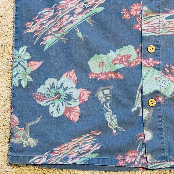 Vintage Paradise of the Pacific Aloha Shirt S 80s - Picture 2 of 5